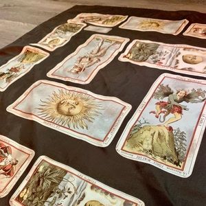 Tarot Card Square Scarf